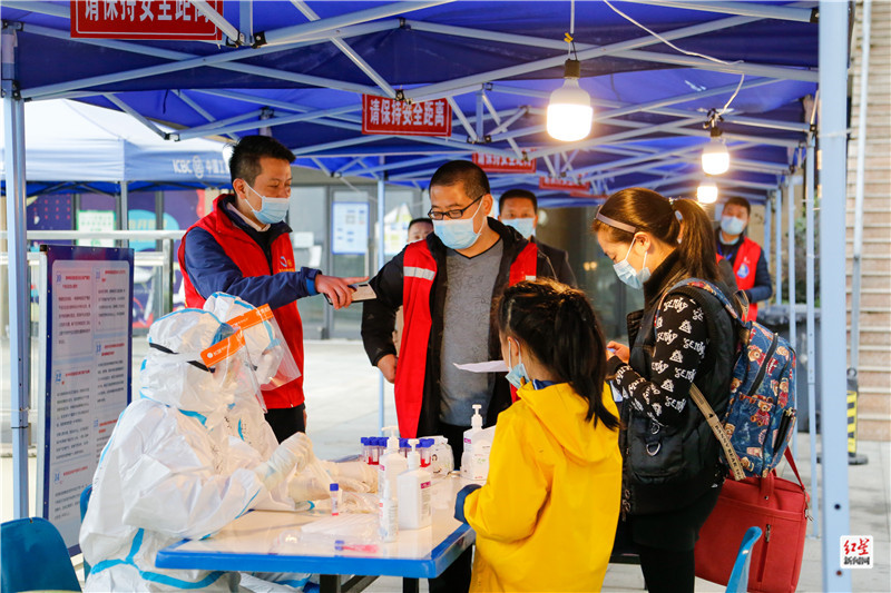 第一轮核酸检测现场[3]