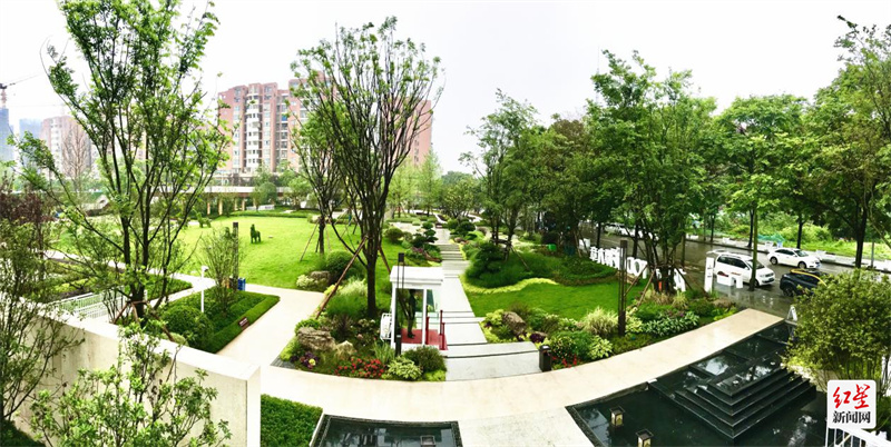 龙潭寺TOD景观示范区实景图