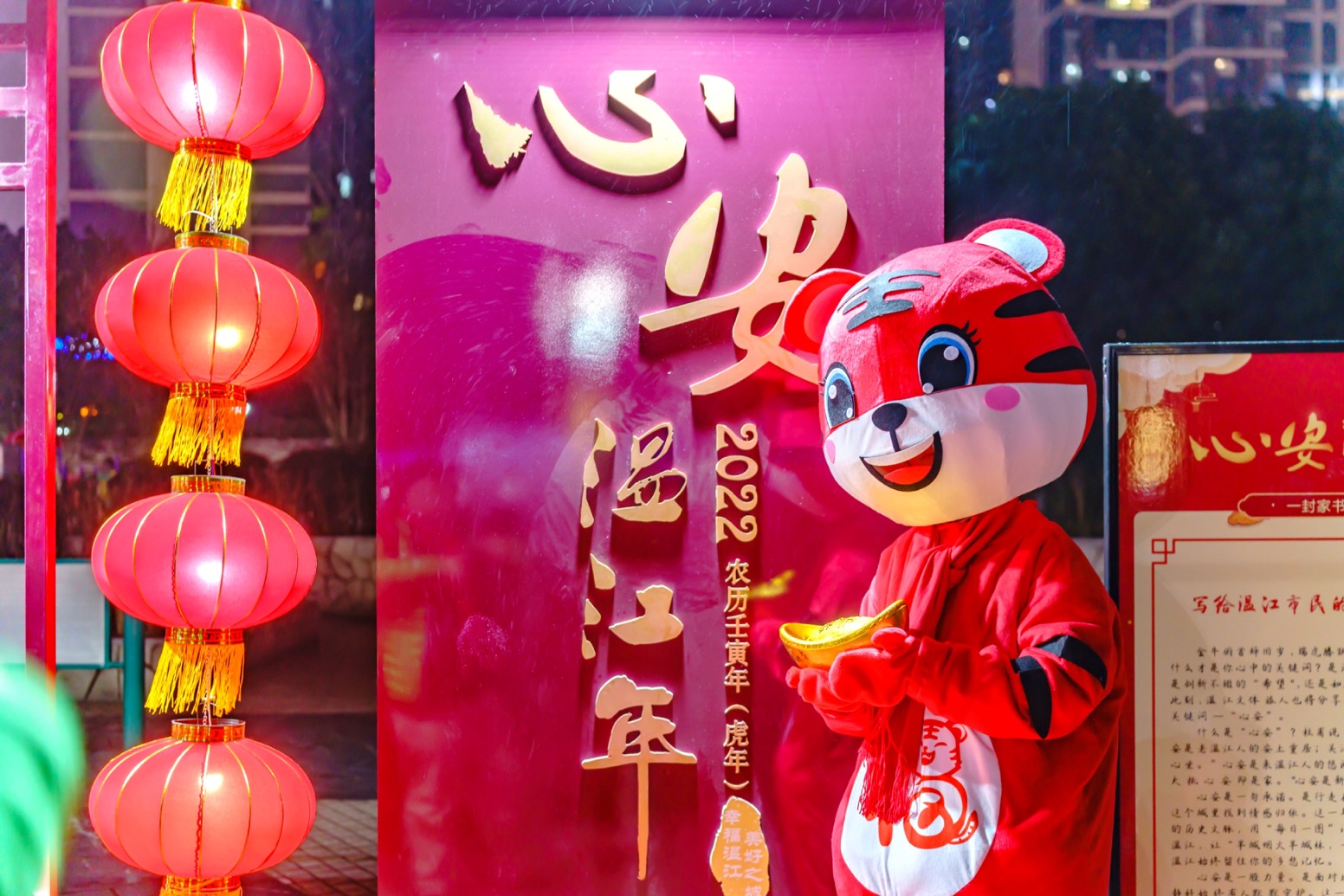 心安温江年 活动现场 张志强 摄