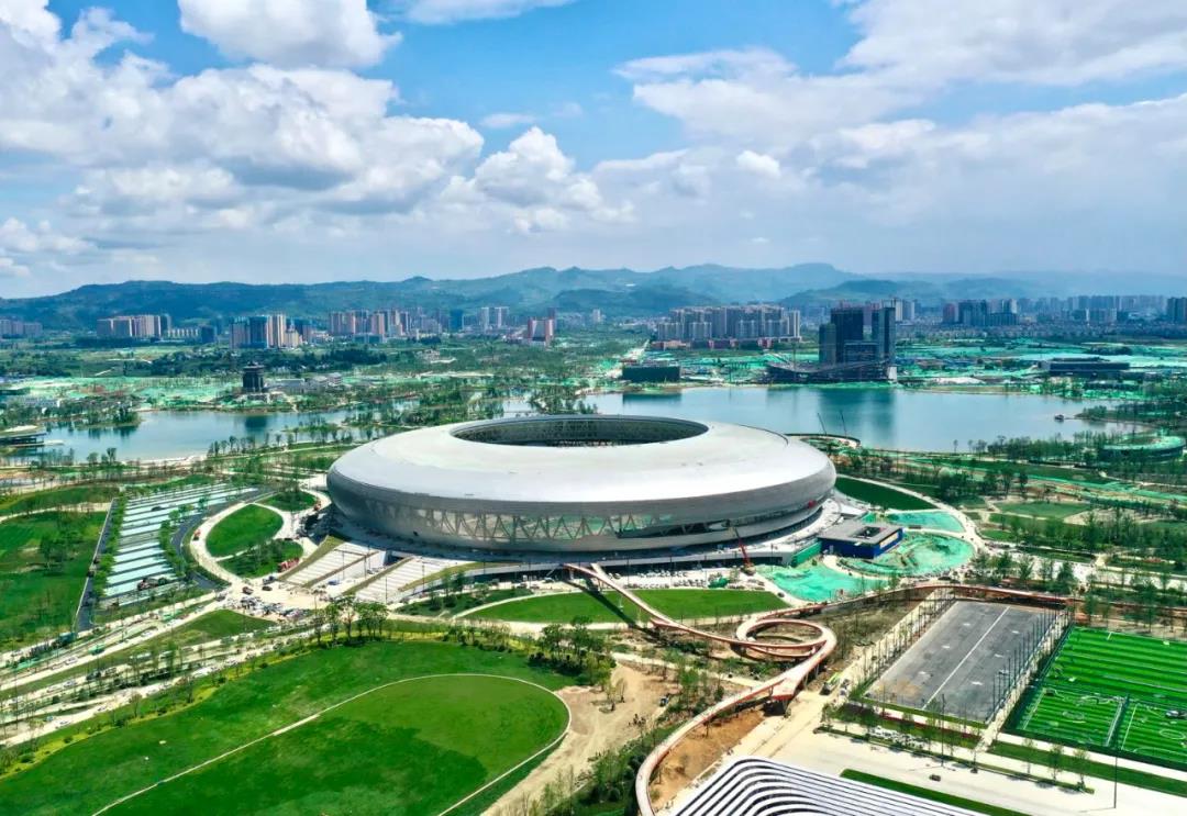 ▲东安湖体育公园 图据成都发布