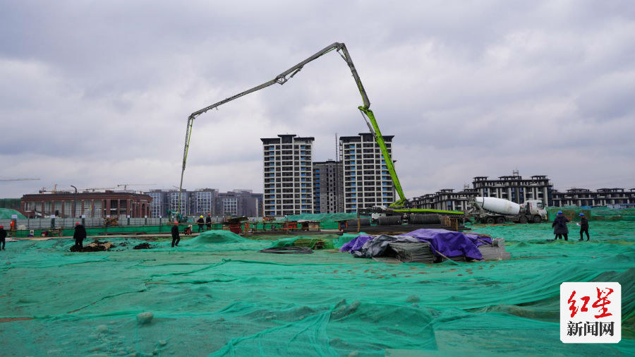 白佛桥TOD项目建设现场