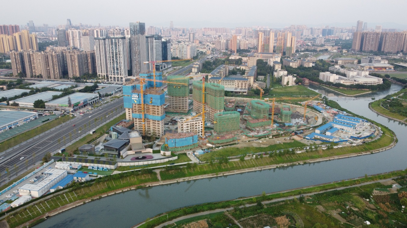钟家湾TOD项目建设现场