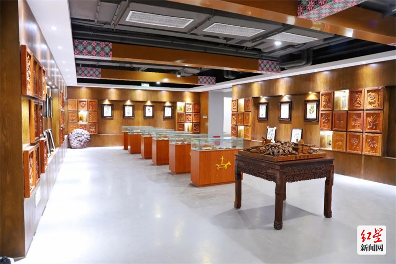 兴文县苗医馆展厅（兴文县文广旅局供图）