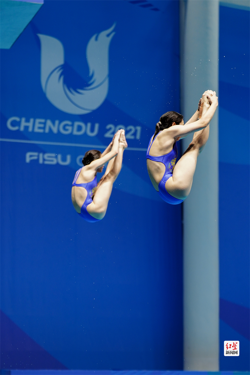 8月4日下午，女子双人3米跳板决赛。2   摄影：张翔升