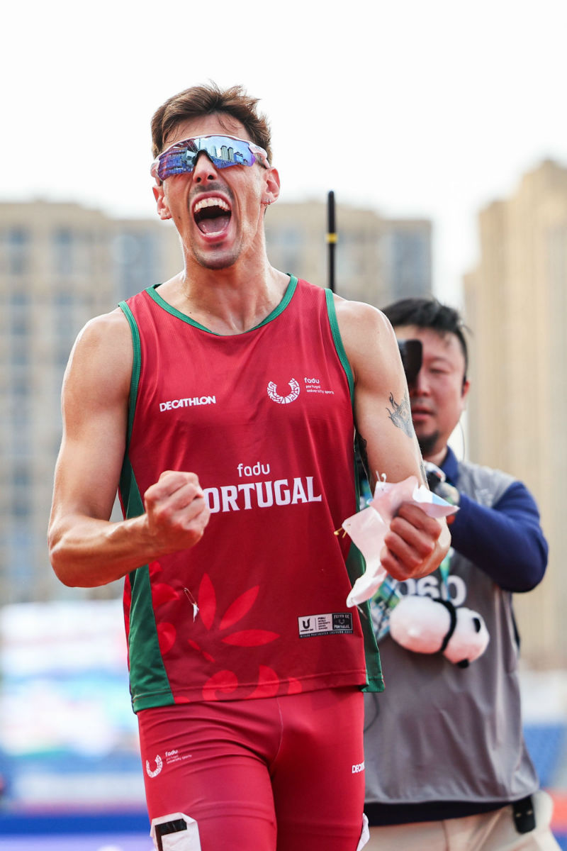 葡萄牙队选手AGOSTINHO COELHO Joao Ricardo在比赛现场