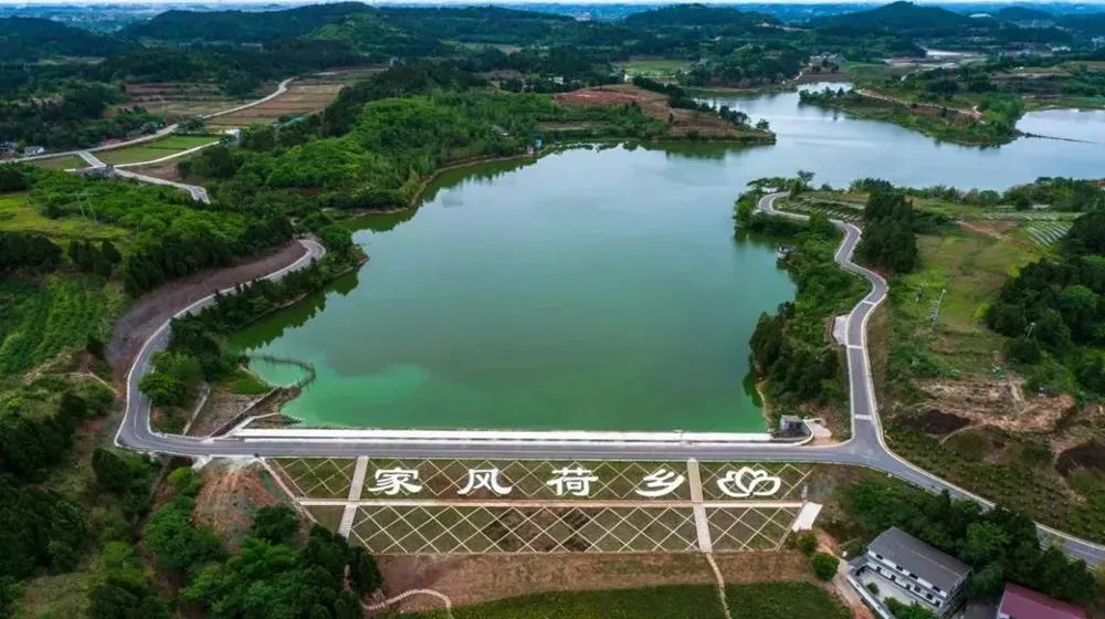 火连桥水库，图源：四川河湖