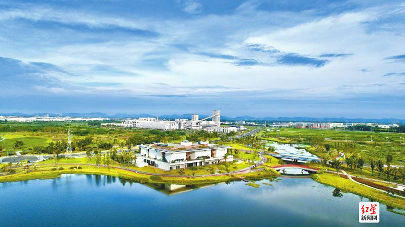 位于邛崃市羊安街道的天府新区半导体材料产业功能区。