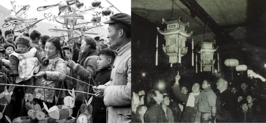 ▲1962年⾸届成都灯会