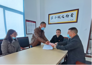 大塘法庭成功化解一起侵权纠纷并随案执行