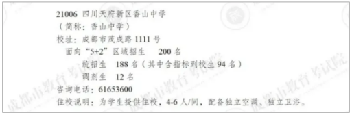 成都市优质特色高中全搜索（周哥）252