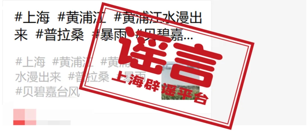 网传“黄浦江漫堤”