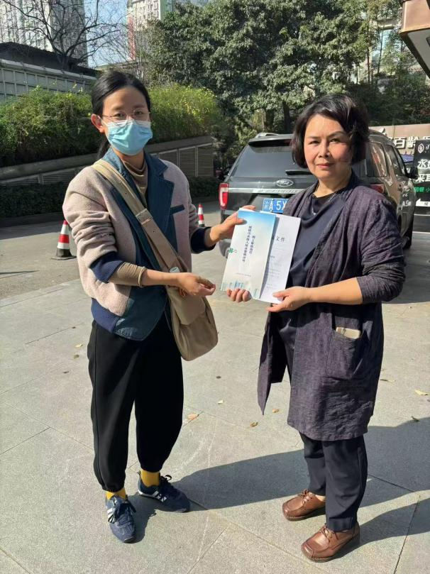 ▲水务宣传进社区（图源：青羊区河长办）