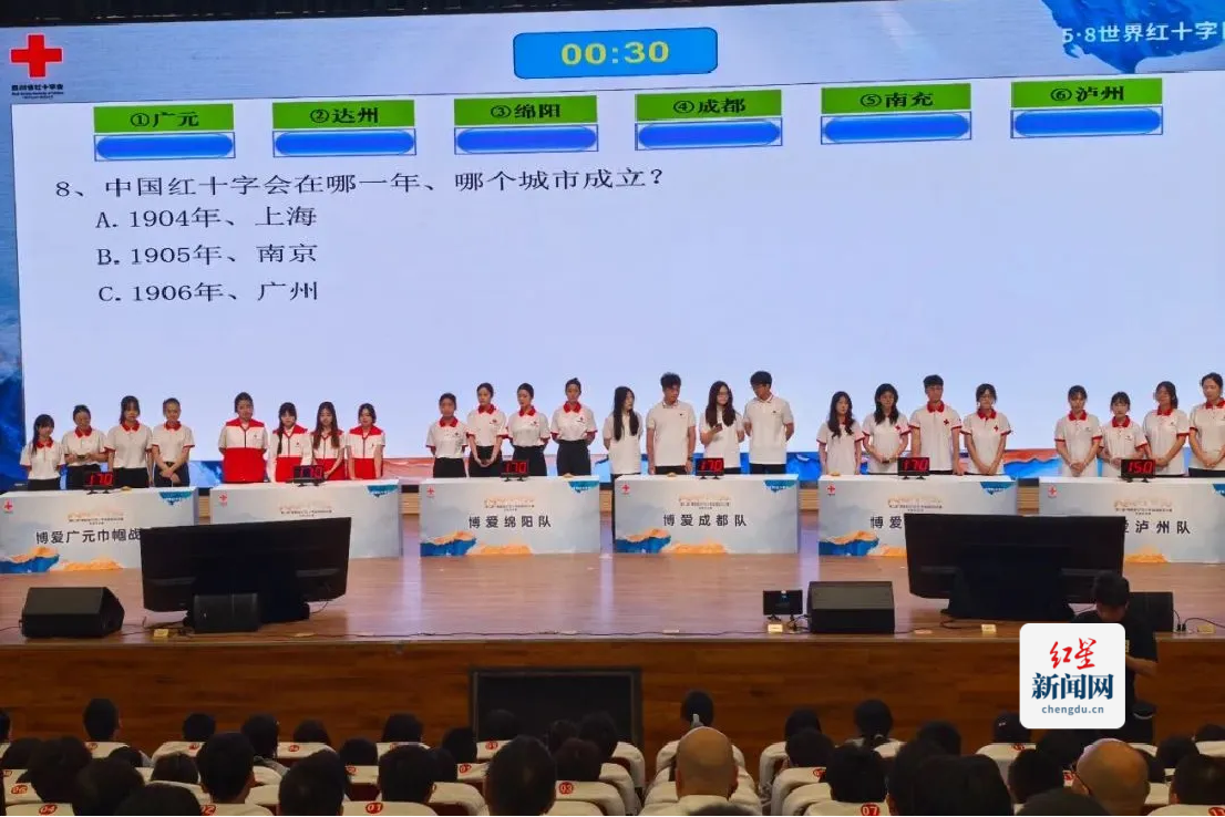 市本级-“博爱成都队”获得第二届  “博爱四川”  红十字运动知识大赛总冠军182