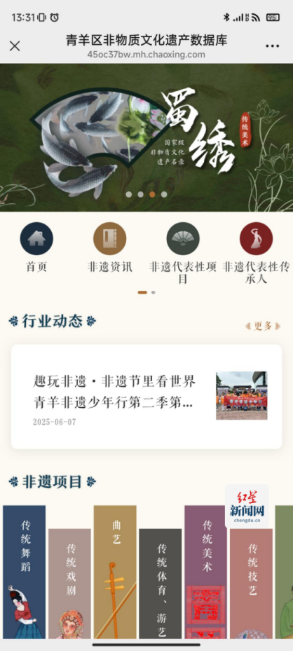 展现青羊非遗保护成果 成都市首个区级非遗数据库正式发布545