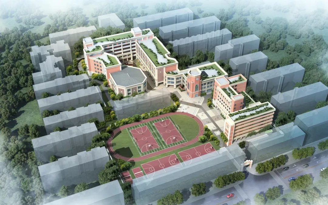 施工车辆轰隆作响、塔吊长臂吊运建材，头戴安全帽的工人们或在脚手架上捆扎钢筋，或在室内进行测量校准……近日，记者来到位于水碾河北三街19号的成都列五附属实验学校建设工程项目施工现场，入目一派热火朝天的繁忙景象。目前，成都列五附属实验学校建设工程项目已经完成主体结构封顶。