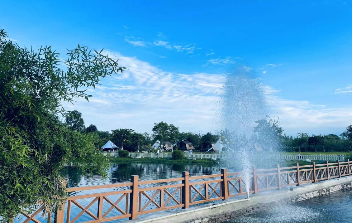 ▲乌木泉湿地公园（图源：翠云村河长办）