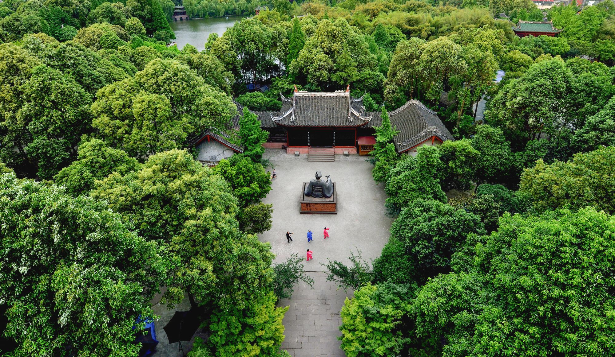 棠湖公园景点图片