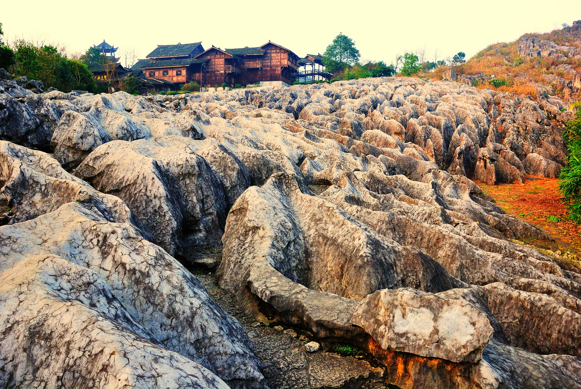 兴文石海景区图路线图图片